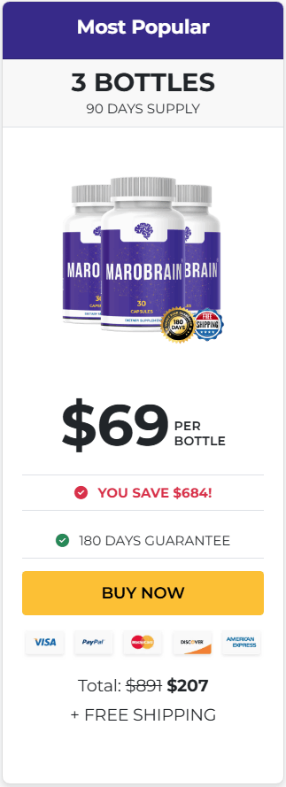   MaroBrain  3 Bottles